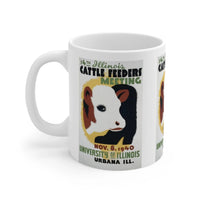 ROADSIDE MUGS - Illinois Cattle Feeders Meeting WPA Ceramic Mug 11oz - BIG FRENCHIES