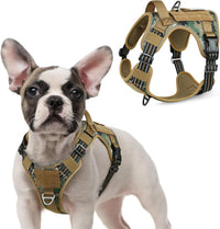 No Pull Tactical Dog Harness Molle Vest Adjustable Medium Large Dogs