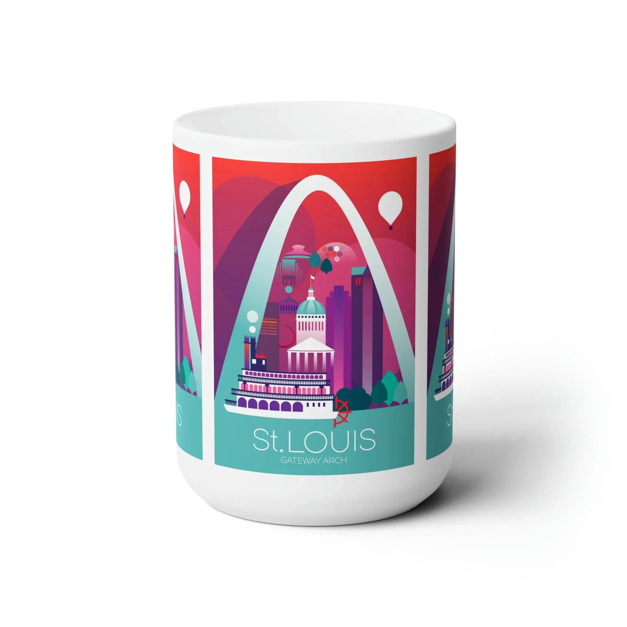 St Louis Ceramic Mug 11oz or 15oz - BIG FRENCHIES