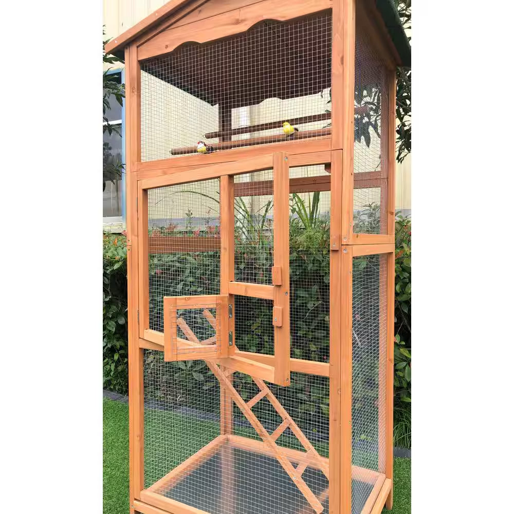 Outdoor Wooden Bird Cage - BIG FRENCHIES