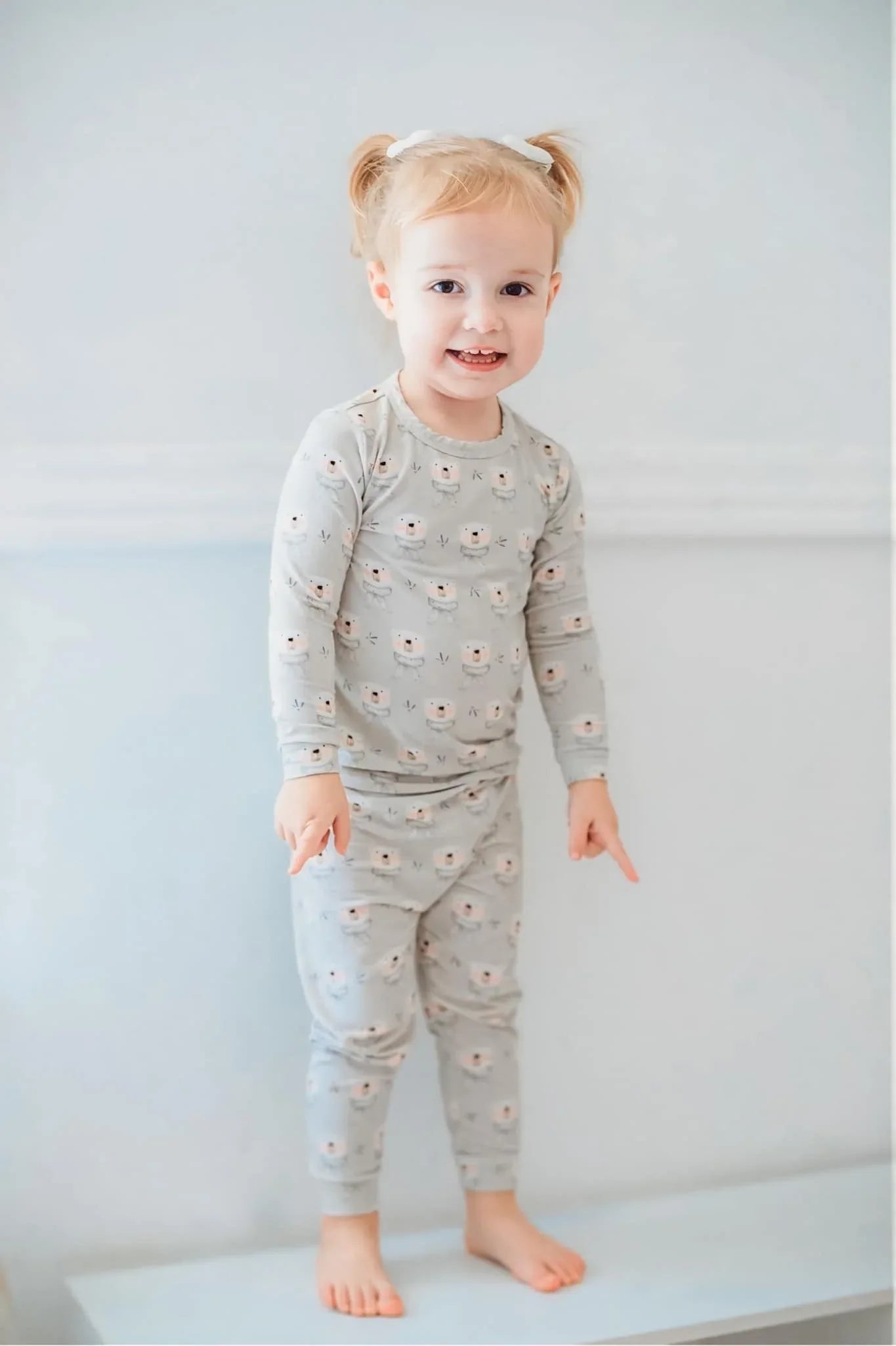 Polar Bear 2pc Bamboo Pajamas - BIG FRENCHIES