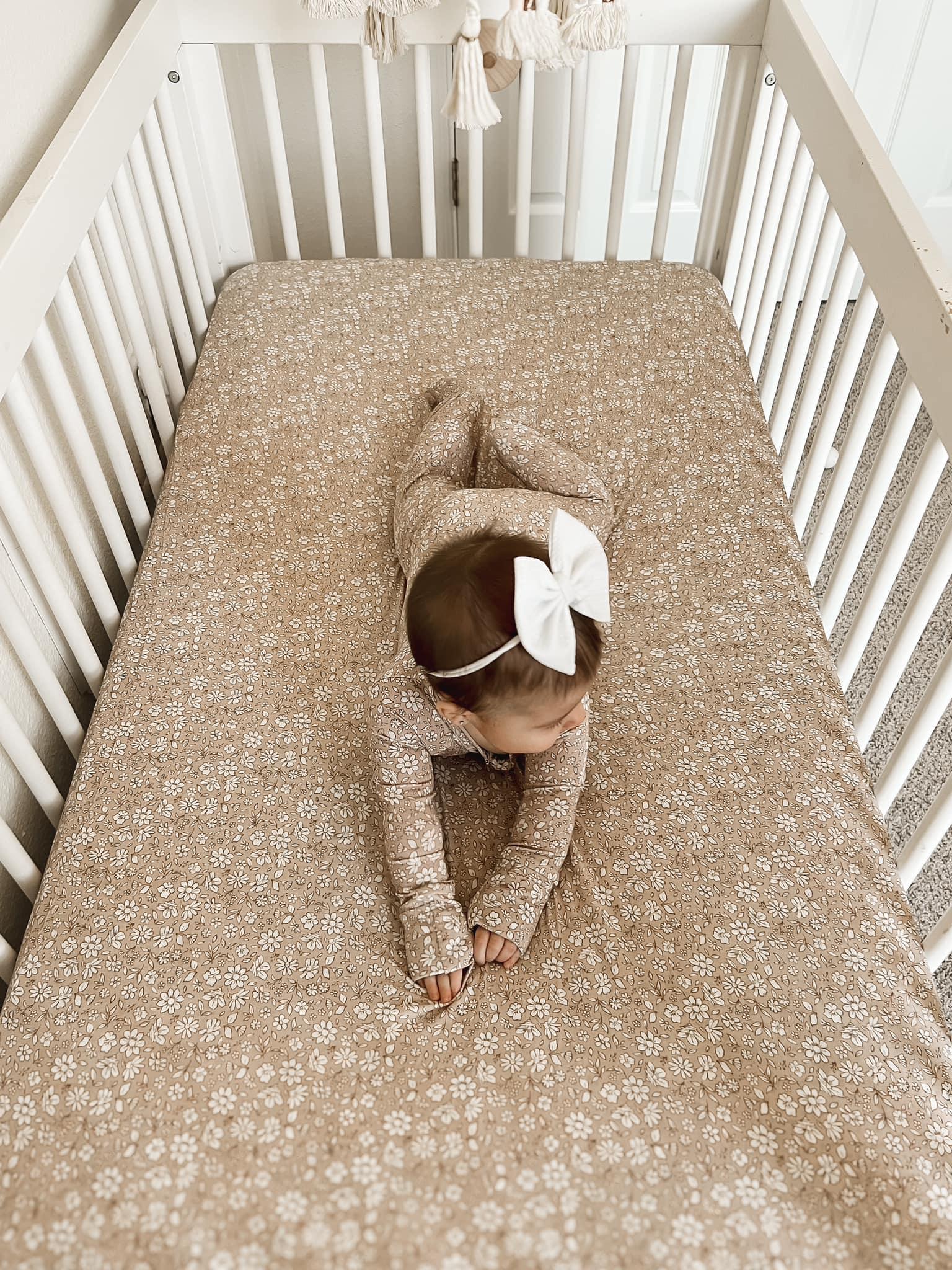 Dainty Ditsy Bamboo Crib Sheet - BIG FRENCHIES