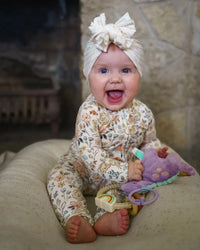 Pastel Petals Modal Zippy Romper - BIG FRENCHIES