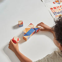 Geo Pattern Cubes - BIG FRENCHIES