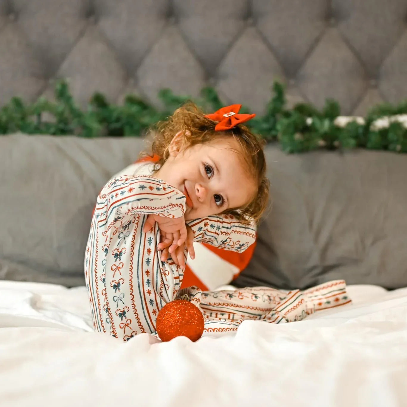 Candy Cane Lane Bamboo Christmas Pajamas - Zippy - BIG FRENCHIES