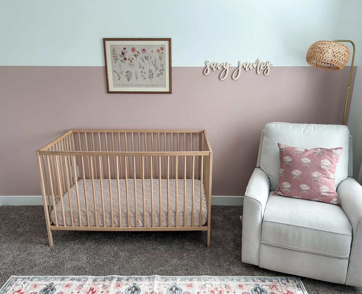 Dainty Ditsy Bamboo Crib Sheet - BIG FRENCHIES