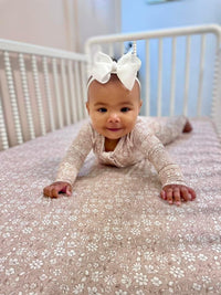 Dainty Ditsy Bamboo Crib Sheet - BIG FRENCHIES