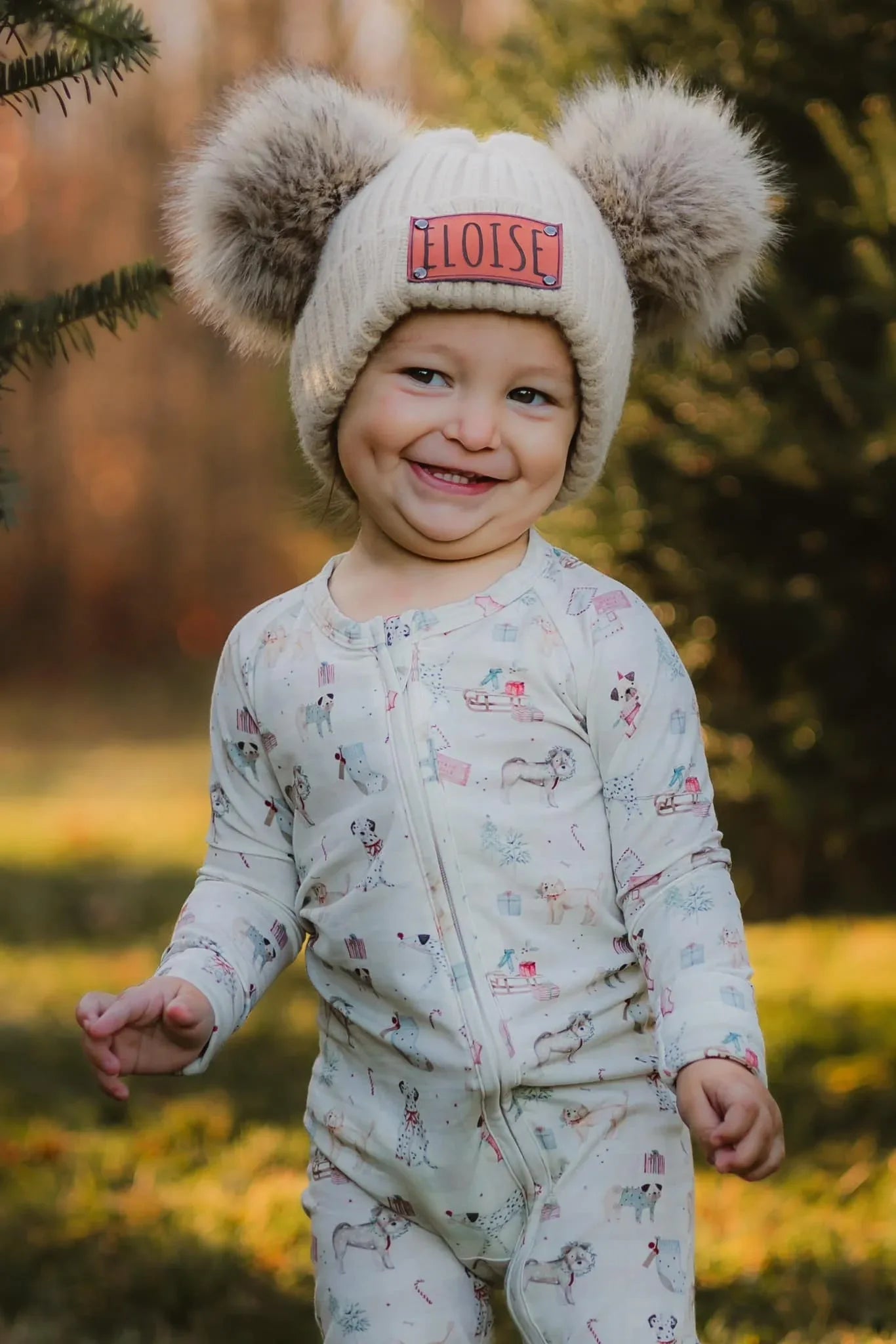 Santa Paws Bamboo Zippy Pajamas - BIG FRENCHIES