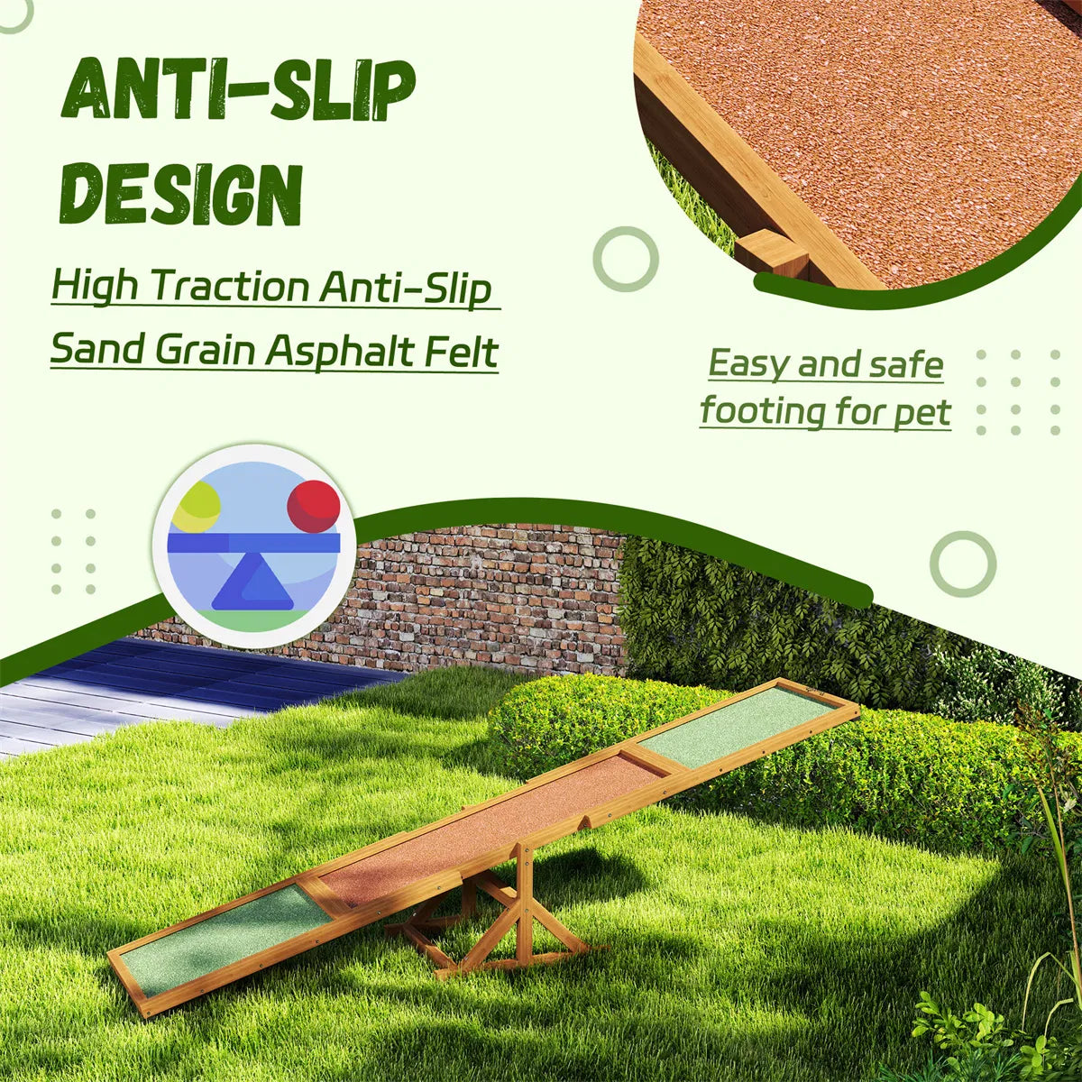 Dog Agility Ramp , Pet Seesaw