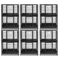31" Two-Tier Dog Crate 46A