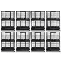 31" Two-Tier Dog Crate 46A