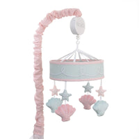 NoJo Sugar Reef Mermaid Nursery Crib Musical Mobile with Sea Shells & Stars - BIG FRENCHIES