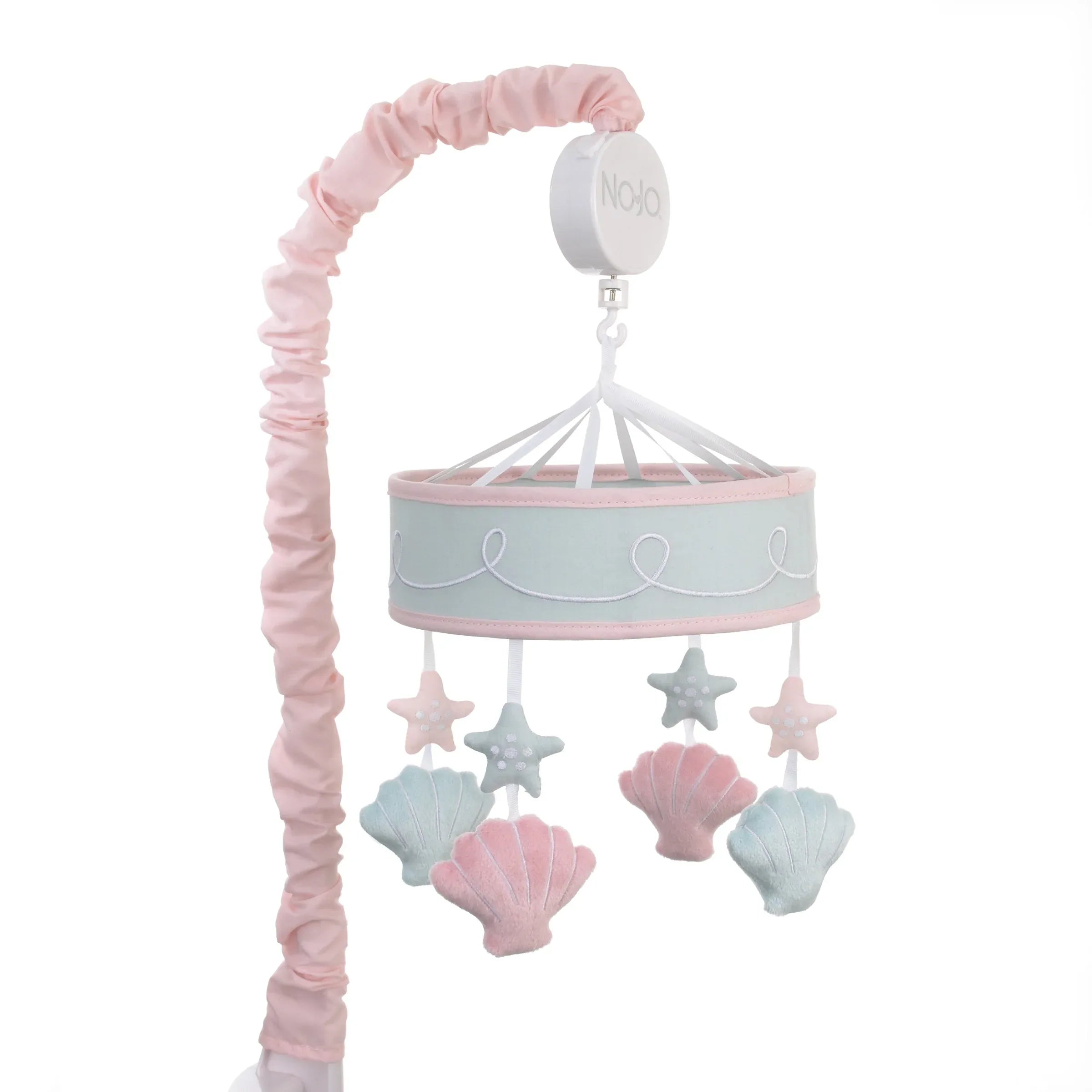 NoJo Sugar Reef Mermaid Nursery Crib Musical Mobile with Sea Shells & Stars - BIG FRENCHIES