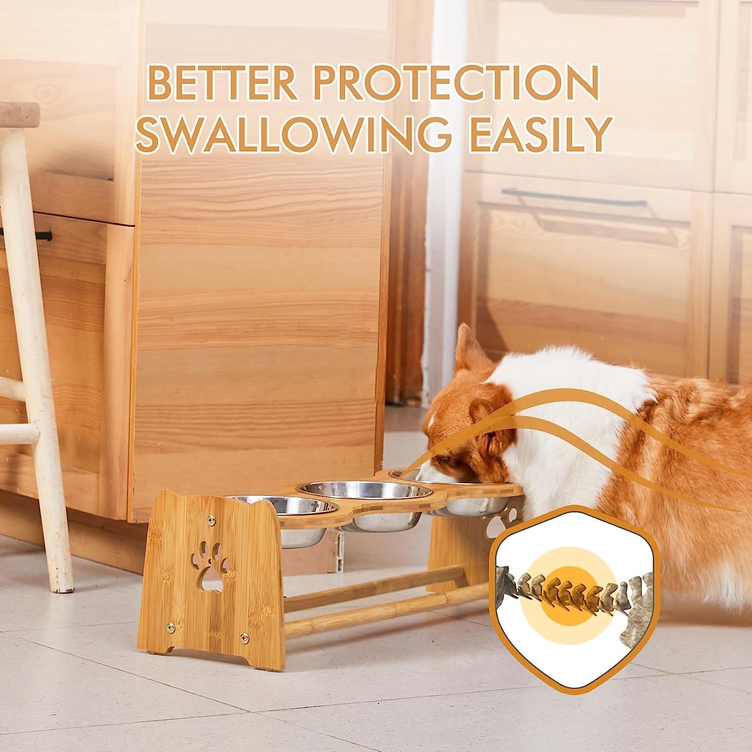 Elevated Dog Bowls for Cats and Dogs - BIG FRENCHIES