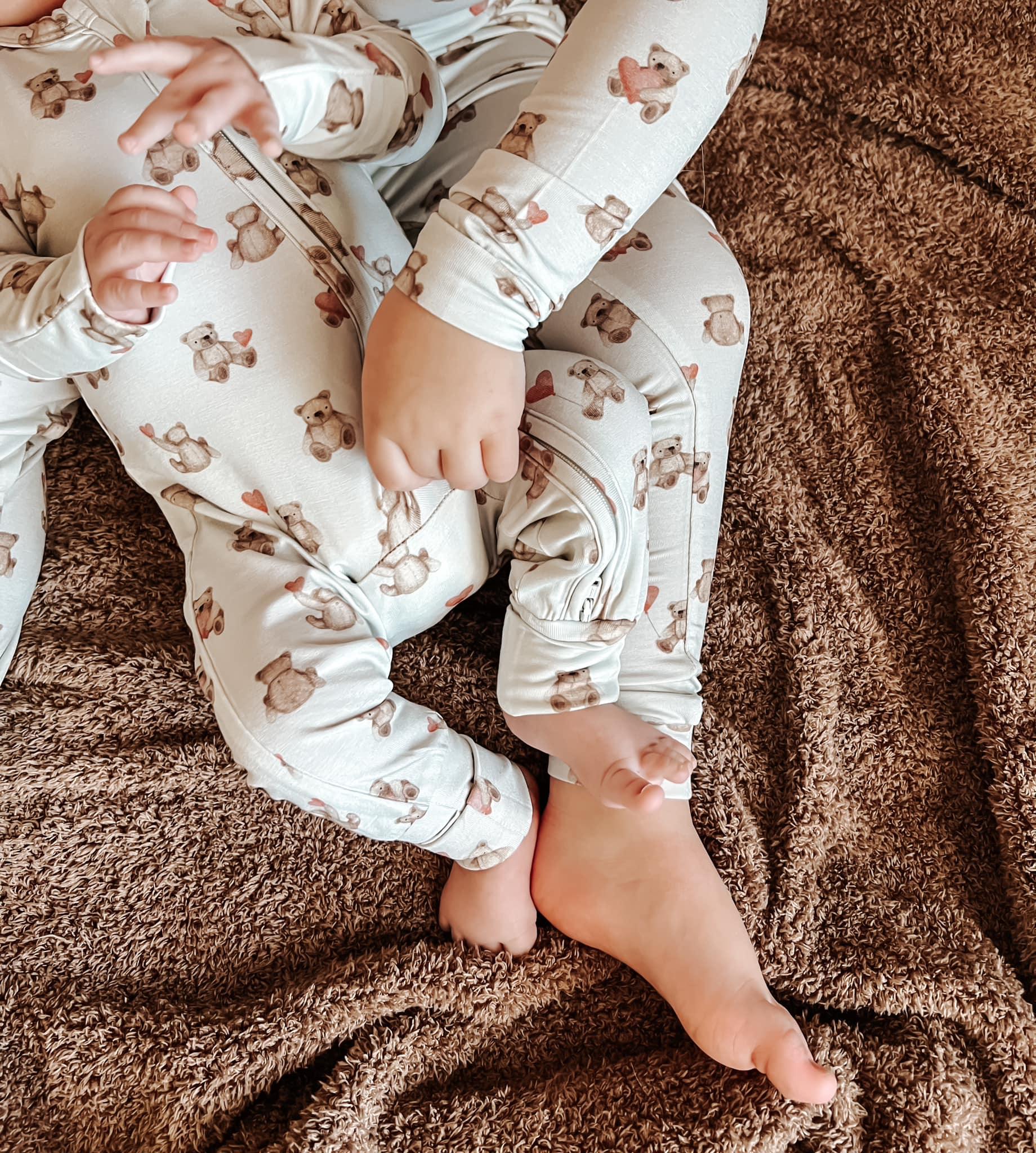 Valentines Teddy Bear 2pc Bamboo Pajamas - BIG FRENCHIES