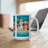 Nice, France Ceramic Mug 11oz or 15oz - BIG FRENCHIES