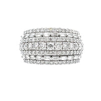 3.00ct Diamond Wedding Band Ring 10KT White Gold