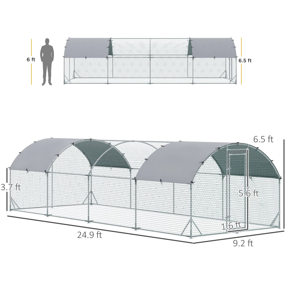 Chicken Coop(Not Supported non-defective remorse returns)