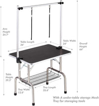 Portable Professional Dog Pet Grooming Table Adjustable Heavy Duty