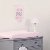 NoJo The Dreamer Pink and Grey Elephant 8 Piece Nursery Crib Bedding Set - BIG FRENCHIES