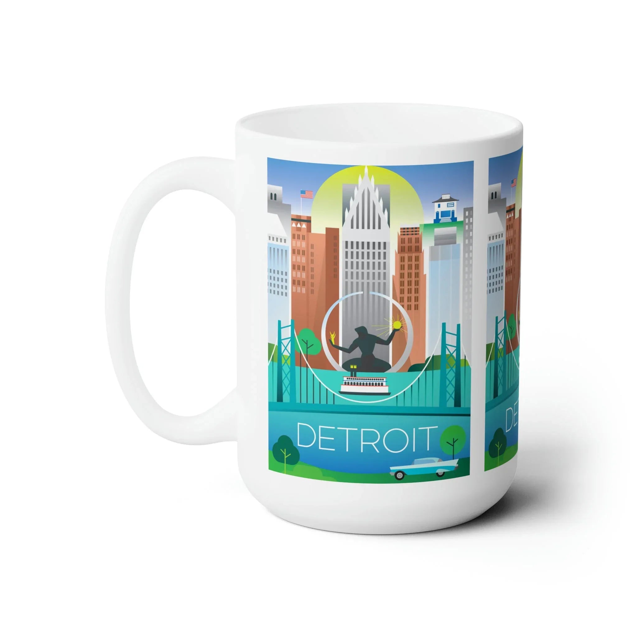 Detroit Ceramic Mug 11oz or 15oz - BIG FRENCHIES