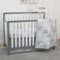 NoJo Dreamer Grey and White Elephant Musical Mobile - BIG FRENCHIES