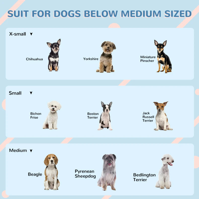 PawHut Plastic Dog House For Medium And Small Dogs, Water Resistant Puppy Shelter Indoor Outdoor With Door, Easy To Asse