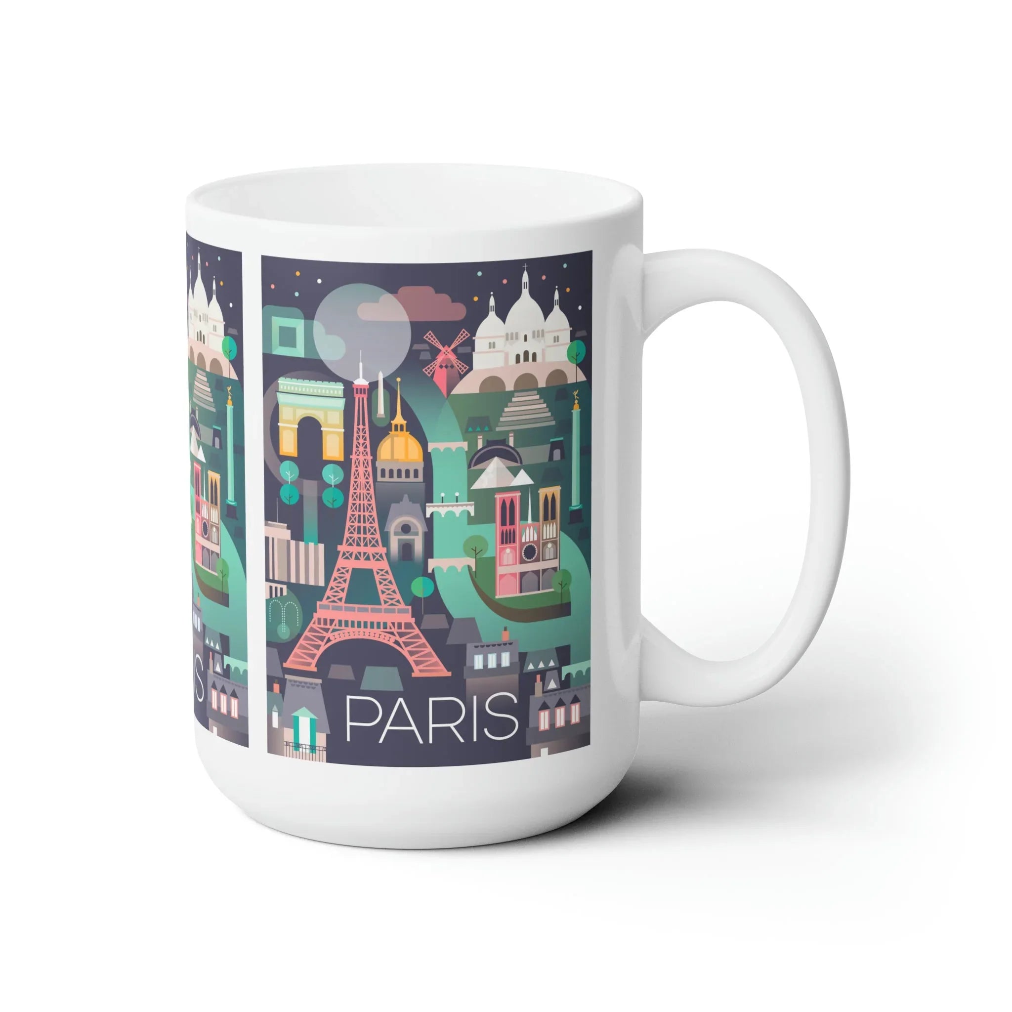 Paris Ceramic Mug 11oz or 15oz - BIG FRENCHIES