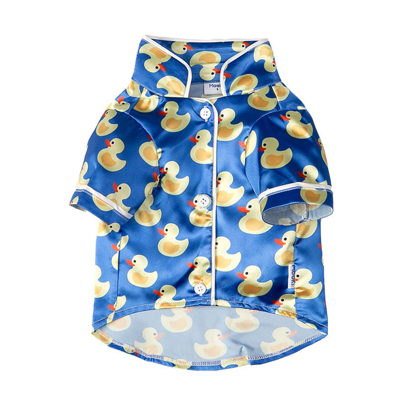 Pet Silk Duck Pajamas - BIG FRENCHIES