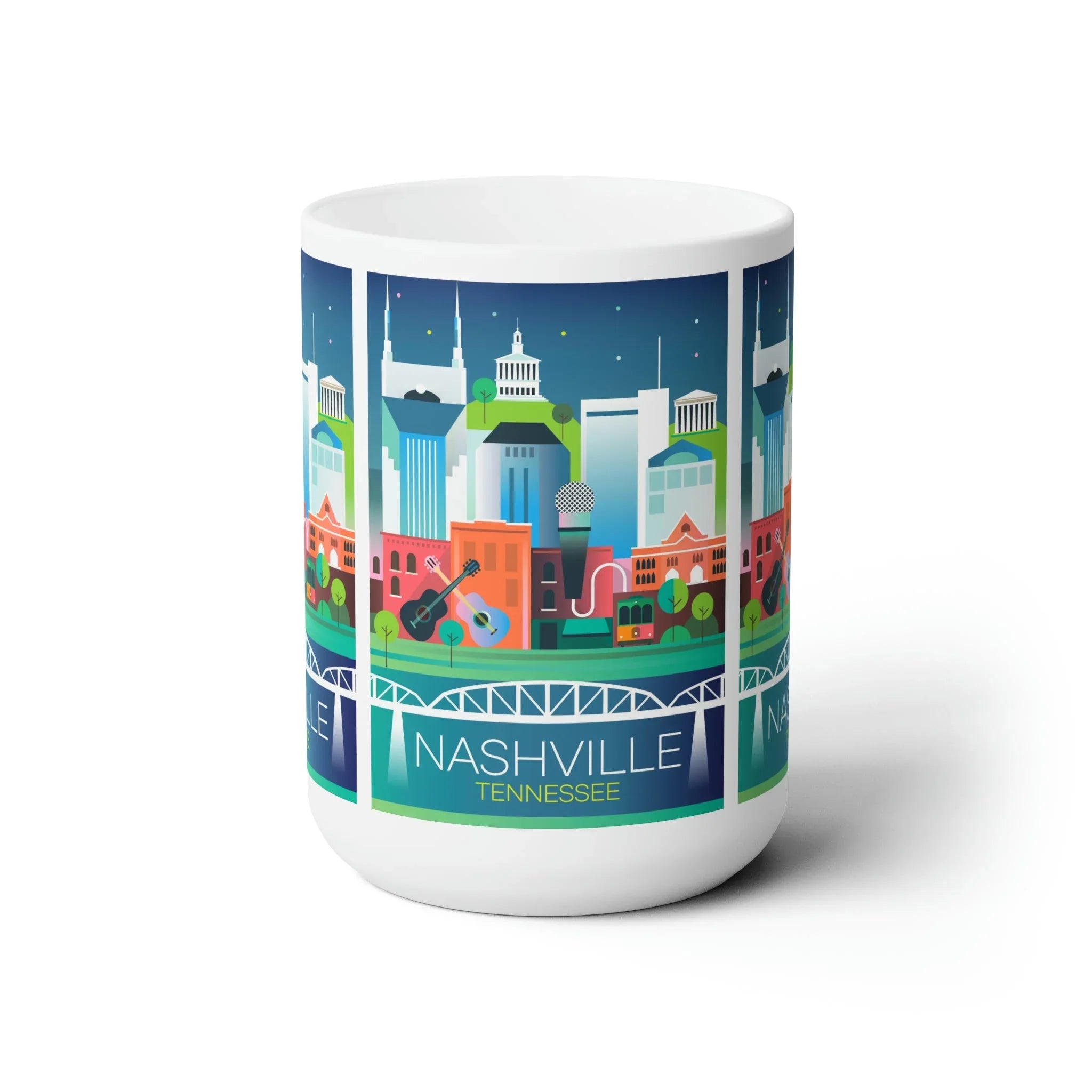 Nashville Ceramic Mug 11oz or 15oz - BIG FRENCHIES