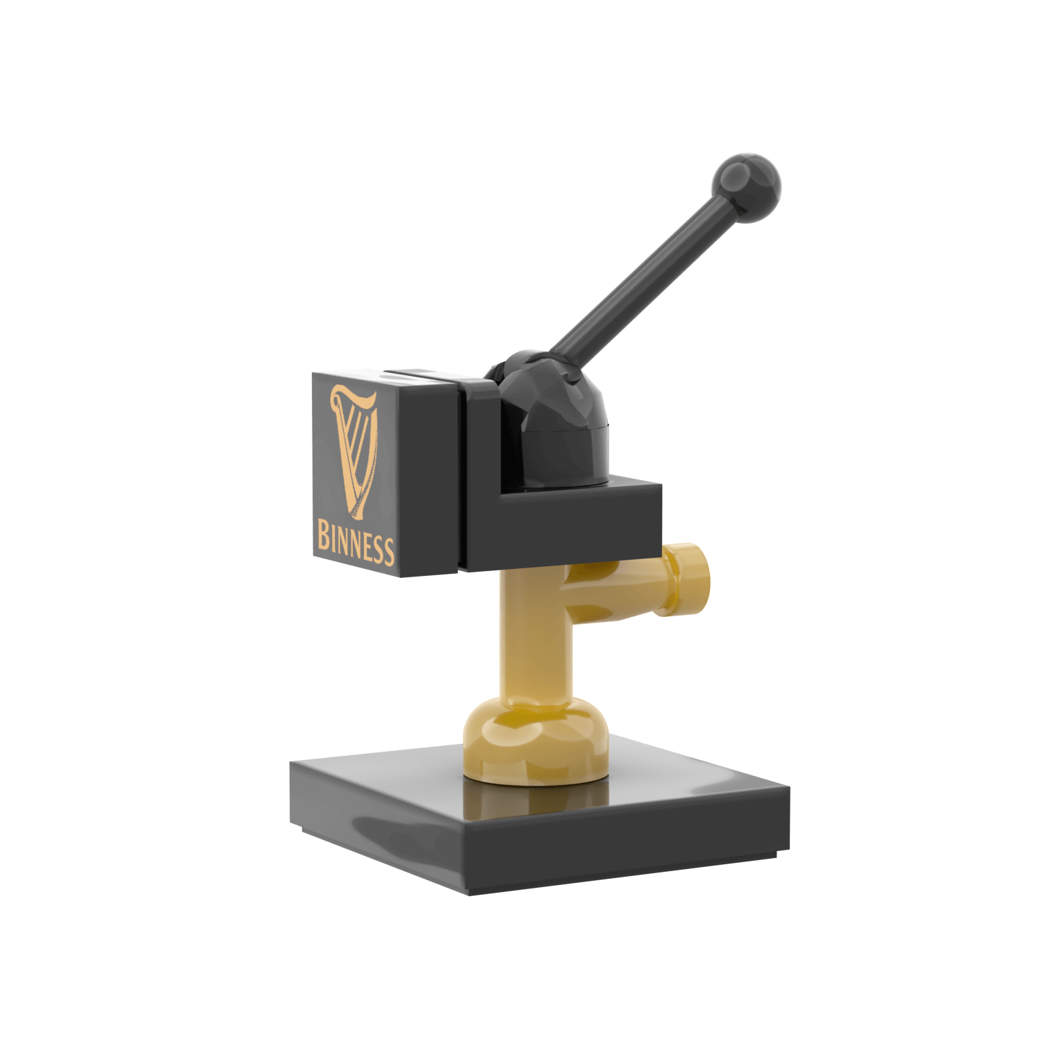 Binness Beer Tap - Bar / Pub - Pint / Drink Custom Printed - Custom Set Made Using LEGO® Parts