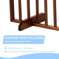 The Wooden Dog Fence Brown