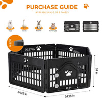 Plastic Dog With Movable Enclosure, Suitable For Small And Medium-sized Dogs, Cats And Rabbits.