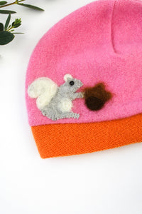 Squirrel Cashmere Hat - Baby - BIG FRENCHIES