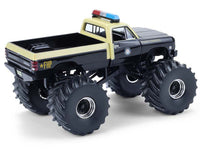 1983 Dodge Ram W350 Monster Truck "Florida Highway Patrol" Black with Cream Top and Stripes "Kings of Crunch - Hot Pursuit" Special Edition 1/64 Diecast Model Car by Greenlight