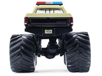 1983 Dodge Ram W350 Monster Truck "Florida Highway Patrol" Black with Cream Top and Stripes "Kings of Crunch - Hot Pursuit" Special Edition 1/64 Diecast Model Car by Greenlight