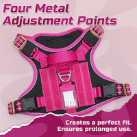No Pull Tactical Dog Harness Molle Vest Adjustable Medium Large Dogs