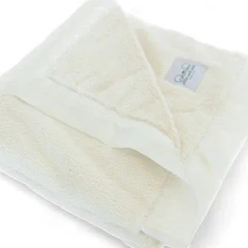 Luxury Satin Border Blanket - Ivory - BIG FRENCHIES
