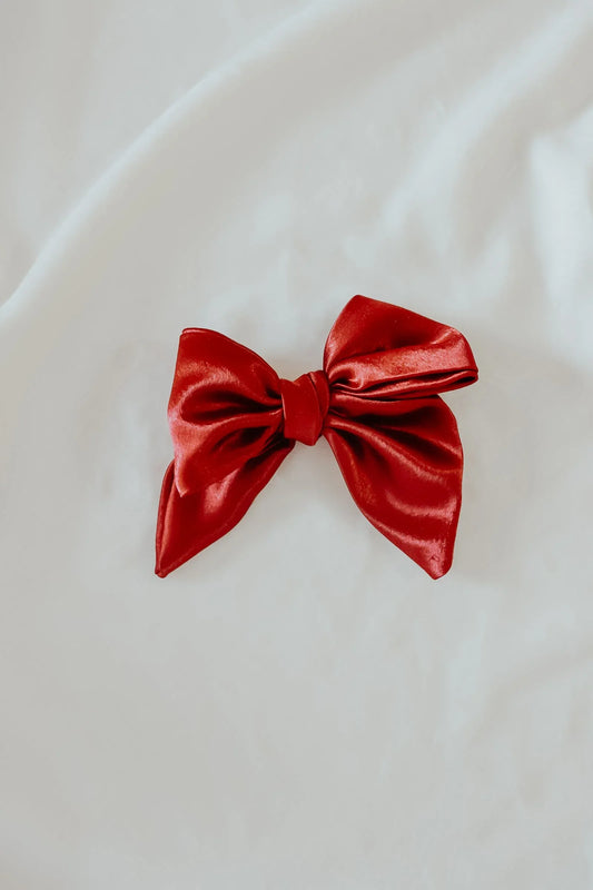 Berry Bow Clips - BIG FRENCHIES