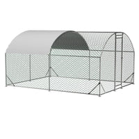 9.84' x 13.12' x 6.56' Large Chicken Coop Metal Chicken Run with Waterproof and Anti-UV Cover