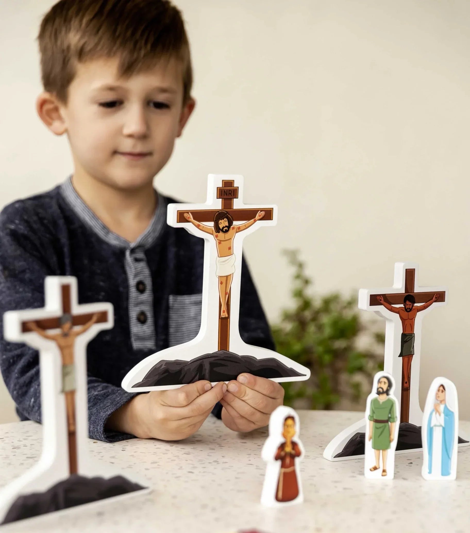 Stations of the Cross Pray & Play Set - By Saintly Heart & Brother Francis - BIG FRENCHIES