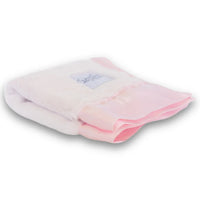 Luxury Satin Border Lovey - Pink - BIG FRENCHIES
