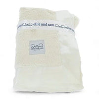 Luxury Satin Border Blanket - Ivory - BIG FRENCHIES