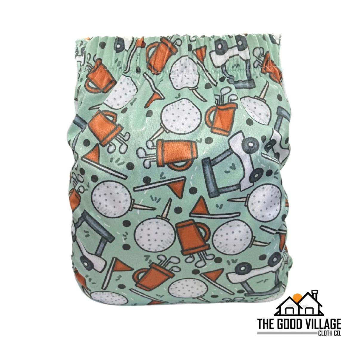 One Size Pocket Diaper - Tee Time - BIG FRENCHIES