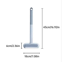 3-in-1 Pet Hair Remover Brush: Long-handle window & pet fur cleaning tool for cat/dog hair.