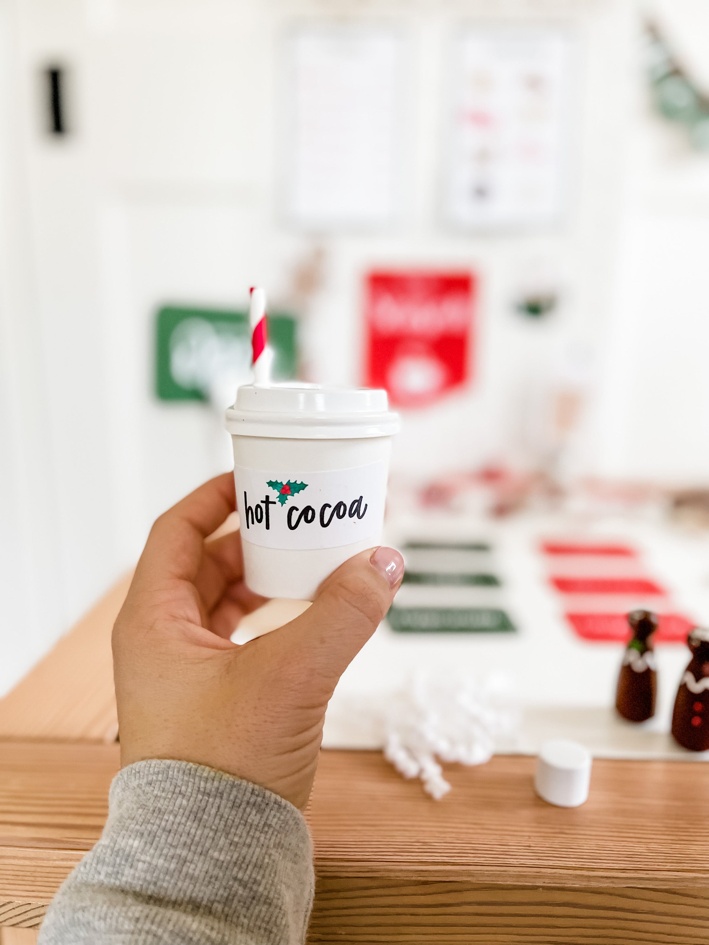 Hot Cocoa Dramatic Play Printables