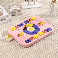 Dog Puzzle Toys Slow Feeder Interactive Increase Puppy IQ Food Dispenser Slowly Eating NonSlip Bowl Pet Cat Dogs Training Game