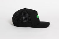 Philly Philly Dad Performance Hat - Black w/ Kelly Green Letters