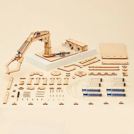 Hydraulic Robotic Arm DIY Kit, Educational STEM Toy - BIG FRENCHIES