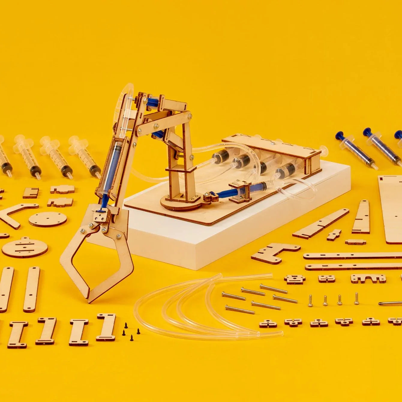 Hydraulic Robotic Arm DIY Kit, Educational STEM Toy - BIG FRENCHIES